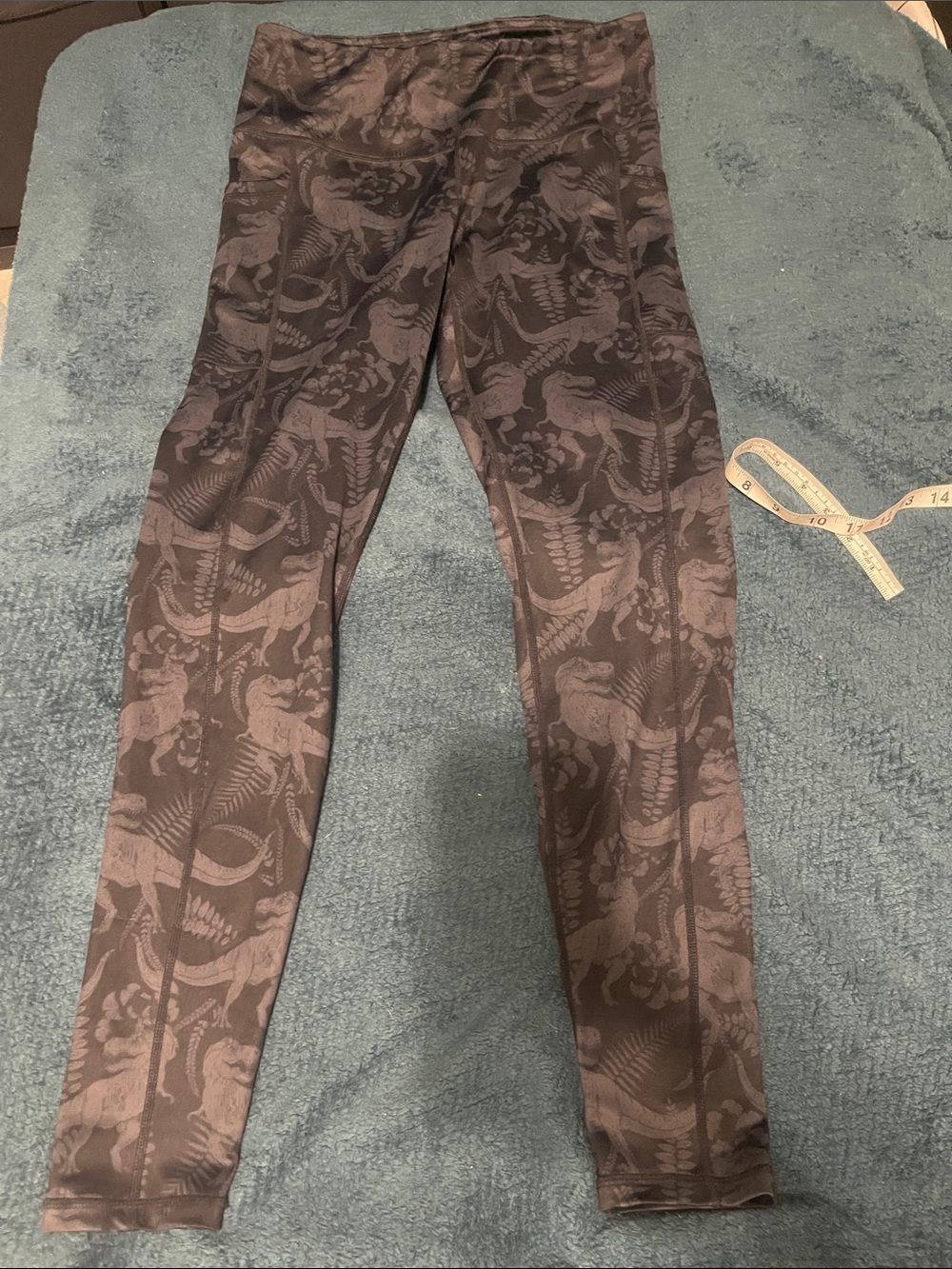 Constantly Varied Gear 🦖 Black & Gray T Rex 🦖 Leggings